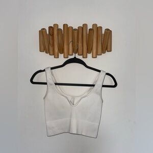 White Sleeveless Women's Top